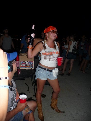 Kacy, winner of "best dressed," women's division